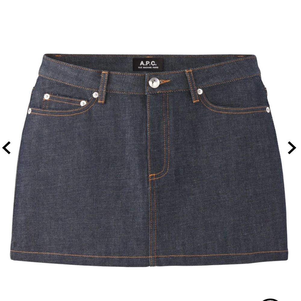 A.P.C. denim mini skirt size M
